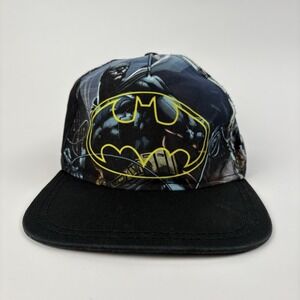 Batman DC Comics Youth Sublimated Hat Cap Snapback Hero Flat Bill Dark Knight